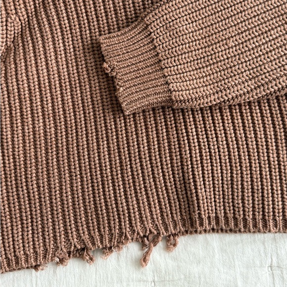RtA Brown Ribbed Sweater - Picture 3 of 6